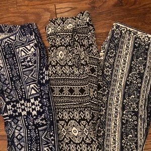 Flare tribal print pants